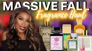 HUGE PERFUME HAUL 2024  GOURMAND NICHE FRAGRANCES FOR FALL [upl. by Dorolisa479]