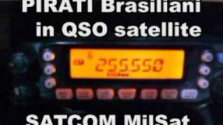 MILSat SATCOM pirati su satellite geostazionario Militare 255550 Mhz I6IBE Ivo Pratola Peligna [upl. by Meredithe]