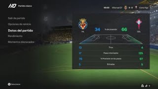 🇪🇸 Villarreal vs Celta 🇪🇸  Spanish La Liga EA Sports 2023  Week 18 2DO TIEMPO EA SPORTS FC 24 [upl. by Akirej376]