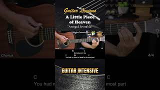 A Little Piece Of Heaven  Avenged Sevenfold  EASY Guitar Lessons guitarlessons [upl. by Tija]