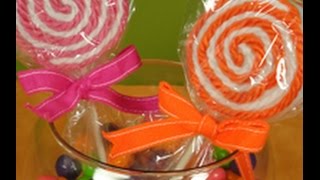 How To Make Lollipop Ornaments on Hands On Crafts for Kids 14112 [upl. by Arammat]