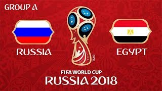 Russia vs Egypt  19062018  2018 FIFA World Cup Russia  FIFA 18 [upl. by Neilla]