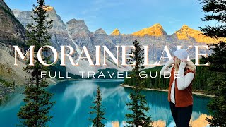 How to get to Moraine Lake  Visiting with Moraine Lake Bus Company for Sunrise ☀️ [upl. by Voe]