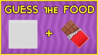 🍕Can You Guess The FOOD🍔 3  EMOJI QUEST [upl. by Swane685]