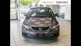 2014 HONDA CIVIC LX  AFFORDABLE  RELIABLE  FUEL  EFFICIENT  34279A [upl. by Xyno]