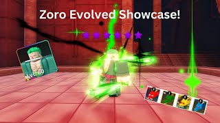 Zoro Evolved Showcase Ultimate Tower Defense [upl. by Eiram]