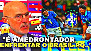 🚨 EITA OLHA SÓ o que o TÉCNICO DA ESPANHA FALOU DO BRASIL E DO VINI JR HOJE [upl. by Enelec]