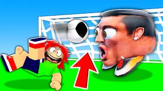 VIREI PROFISSIONAL NO FUTEBOL DE CABEÇÃO DO ROBLOX 😂 [upl. by Roeser]