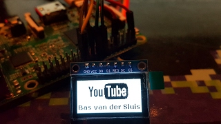 How to connect a 128x64 pixel OLED display to a Raspberry Pi [upl. by Lamraj]