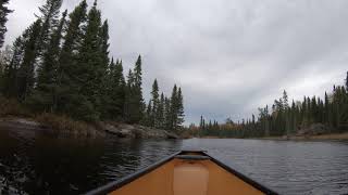 Paddling  Kelso River from Kelso Lake to Sawbill Lake portage in the BWCA [upl. by Aleris754]