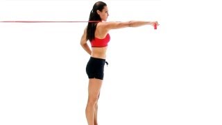 Scapular Protraction with Resistance Band [upl. by Nrubloc]