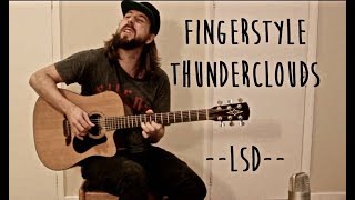 Thunderclouds LSD fingerstyle solo guitar [upl. by Ailaza]