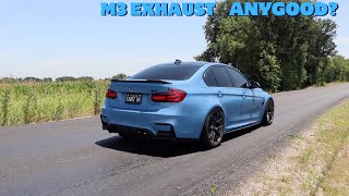 Does F80 M3 sound good with downpipes [upl. by Salema386]