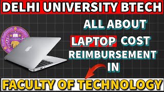 Free Laptop from Delhi University to BTECH students  Faculty of Technology Delhi University [upl. by Ahsoem]