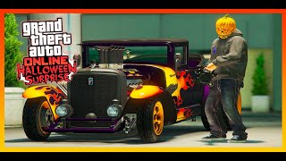 GTA 5 ONLINE NUEVO COCHE DE HALLOWEEN GRATIS [upl. by Nylegna]