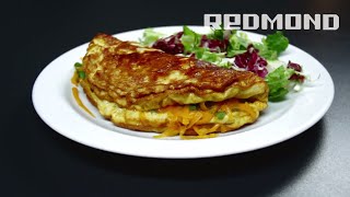 Omlet z kalafiorem i serem cheddar  Multicooker REDMOND M4502 [upl. by Sims6]