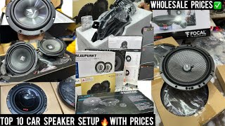 Brilliant IDEAS For Top 10 Car Audio Setup ✅ SPEAKER 🔊 COMPONENTS WITH PRICES 💰 [upl. by Anihpesoj808]