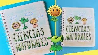 ⭐Portada de CIENCIAS NATURALES ⭐Caratula de Plantas vs Zombies ⭐ Tapa de Ciencias [upl. by Staffan]