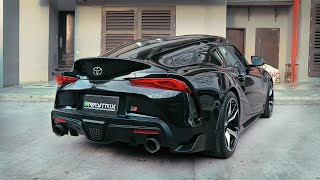 2020 Toyota GR Supra 30T w ARMYTRIX TurboBack Valvetronic Exhaust by Emperor Motorsports Ph [upl. by Eckart]