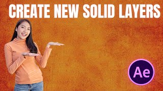 After Effects  How To Create New Solid Layers [upl. by Oiciruam]