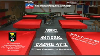 Tournoi Masters cadre 472  Billard 2  phases finales [upl. by Yna]