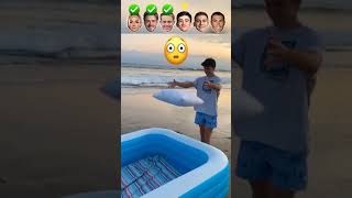 Footballers Epic Water Swimming Challenge🌊 [upl. by Hachman]