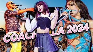 Lisa rehearsing for 2024 Coachella performance collab stage with DJ Snake or Doja Cat [upl. by Secundas]