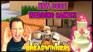 MY OWN CODE😱MAKING A WEDDING CAKE ON BREADWINNERS [upl. by Amadas]