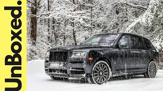 2022 RollsRoyce Cullinan Review amp Winter Storm Driving  How Does The Cullinan Handle The Snow [upl. by Snebur212]