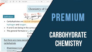 Carbohydrate chemistry 1 [upl. by Oona]