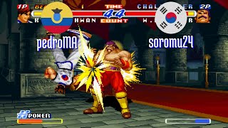 FT5 rbff2h pedroMA EC vs soromu24 KR Real Bout Fatal Fury 2 rbff2 Fightcade Sep 30 [upl. by Lesig]