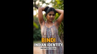 Bindi Revealing Indian Identity Indianprettygirls Indianprettygirls bindi [upl. by Tomkiel]