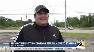 Belmont fire station closing regularly due to staffing [upl. by Hillie]