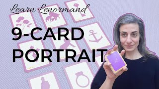 HOW TO READ THE PORTRAIT  learnlenormand lenormandboxspread lenormandreader [upl. by Ahtiuqal810]