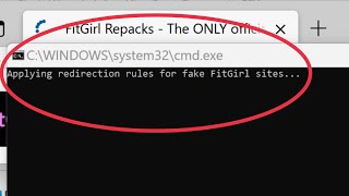 Pc Fix Applying redirection rules for fake fitgirls site problem in windows 111087 [upl. by Ynoble]