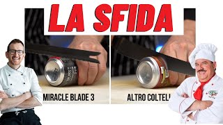 Miracle Blade 3 vs Coltelli Professionali  La Sfida [upl. by Ifill129]