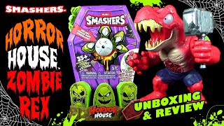 Zuru ® Smashers  Horror House  Roter XXL Zombie Rex  TRex  Unboxing amp Review  WOW [upl. by Annawad]