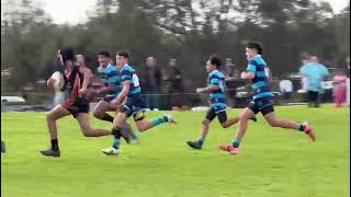 Damali Dennis try vs Cabramatta 2024 u13 D1 [upl. by Valoniah]