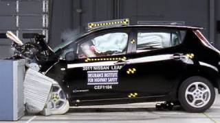 2021 Volkswagen ID4 IIHS crashworthiness tests [upl. by Ynatsed]