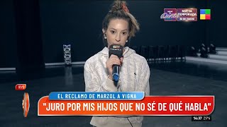 Noelia Marzol quotFlor Vigna promociona su trabajo armando escándalosquot [upl. by Bakerman]