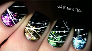 Festliche Glitzer Nägel  Silvester Nageldesign [upl. by Haile]