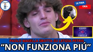 📣 PAOLO MASELLA E LETIZIA PETRIS SBOTTANO SUI SOCIAL quotBASTA È SUCCESSO CHEquot 🚨 [upl. by Nomannic]