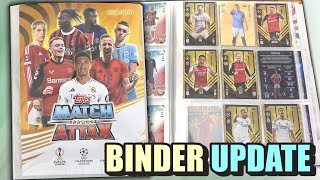 MATCH ATTAX 20242025 Binder Update  Our Collection Progress  Gold Edge amp Hall of Fame Cards [upl. by Summers]