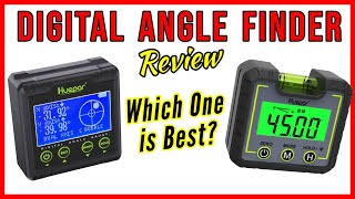 Digital Mini Angle Finder Protractor Level and Inclinometer From Huepar Better than Harbor Freight [upl. by Attenaj884]