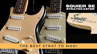 SQUIER SE Stratocaster  The best strat to Mod  Make your squier strat sound better [upl. by Aleakim]