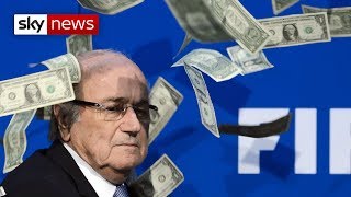 Sepp Blatter Has Money Thrown At Him By Lee Nelson [upl. by Weatherby144]