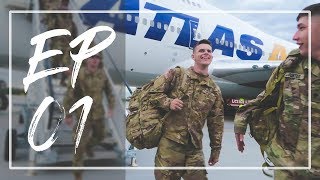 ARMY DEPLOYMENT Episode 01 Traveling to Europe  Long Gray Lessons [upl. by Leamse]