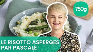 Recette du risotto aux asperges et petits pois  750g [upl. by Merceer482]