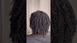 Defining curls on 4C natural hair [upl. by Ahseetal]