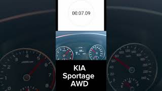 KIA Sportage AWD  0100  Impressive figures  Top speed [upl. by Elleval]